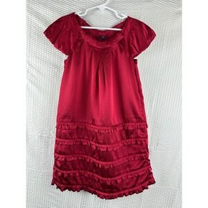 GAP Girl size‎ SMALL 6/7 Red/Burgundy Dress